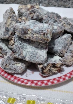 Foto de Palha italiana simples de chocolate