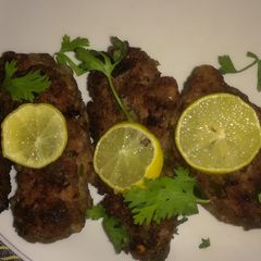 A picture of Mutton Seekh kabab.