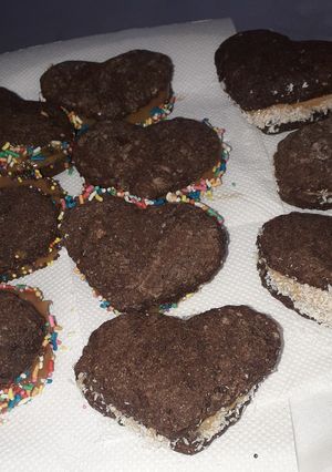 Una foto de Alfajores de cacao