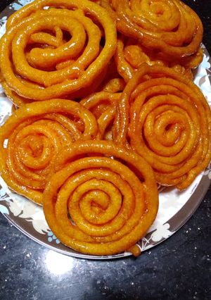 صورة لوصفة زلابية الحمرا😋
