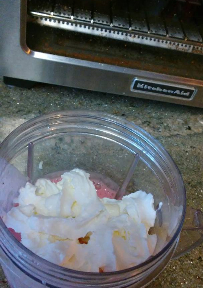 Una foto de Smoothie de fresa y plátano