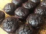 banana cocoa muffins