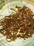 Ensalada de oreja de madera