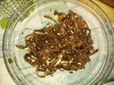 Ensalada de oreja de madera