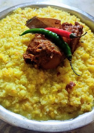 খিচুড়ি (khichuri recipe in Bengali) রেসিপির প্রধান ছবি