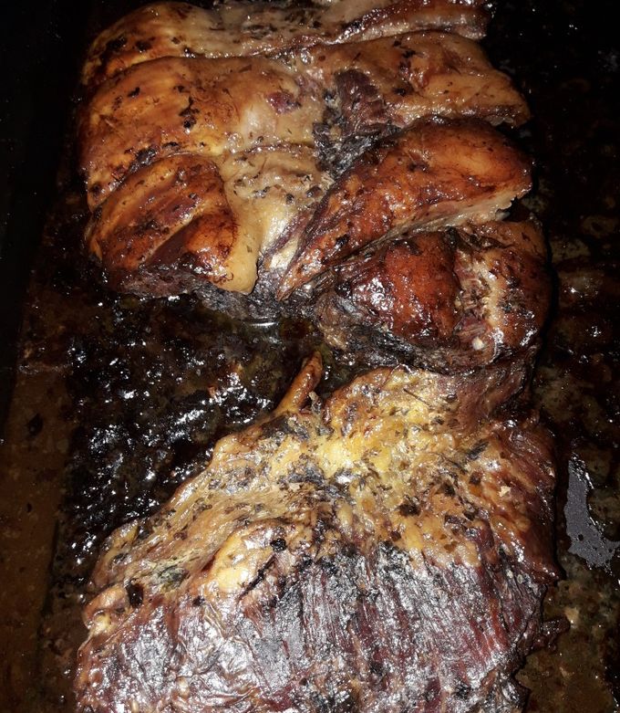 Una foto de Vacío al horno súper sabroso