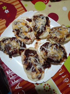 Foto principal de Patatas rellena de kebab y crema de queso azul