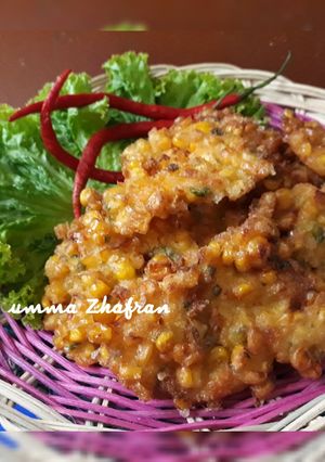 Foto resep Bakwan jagung pedas
