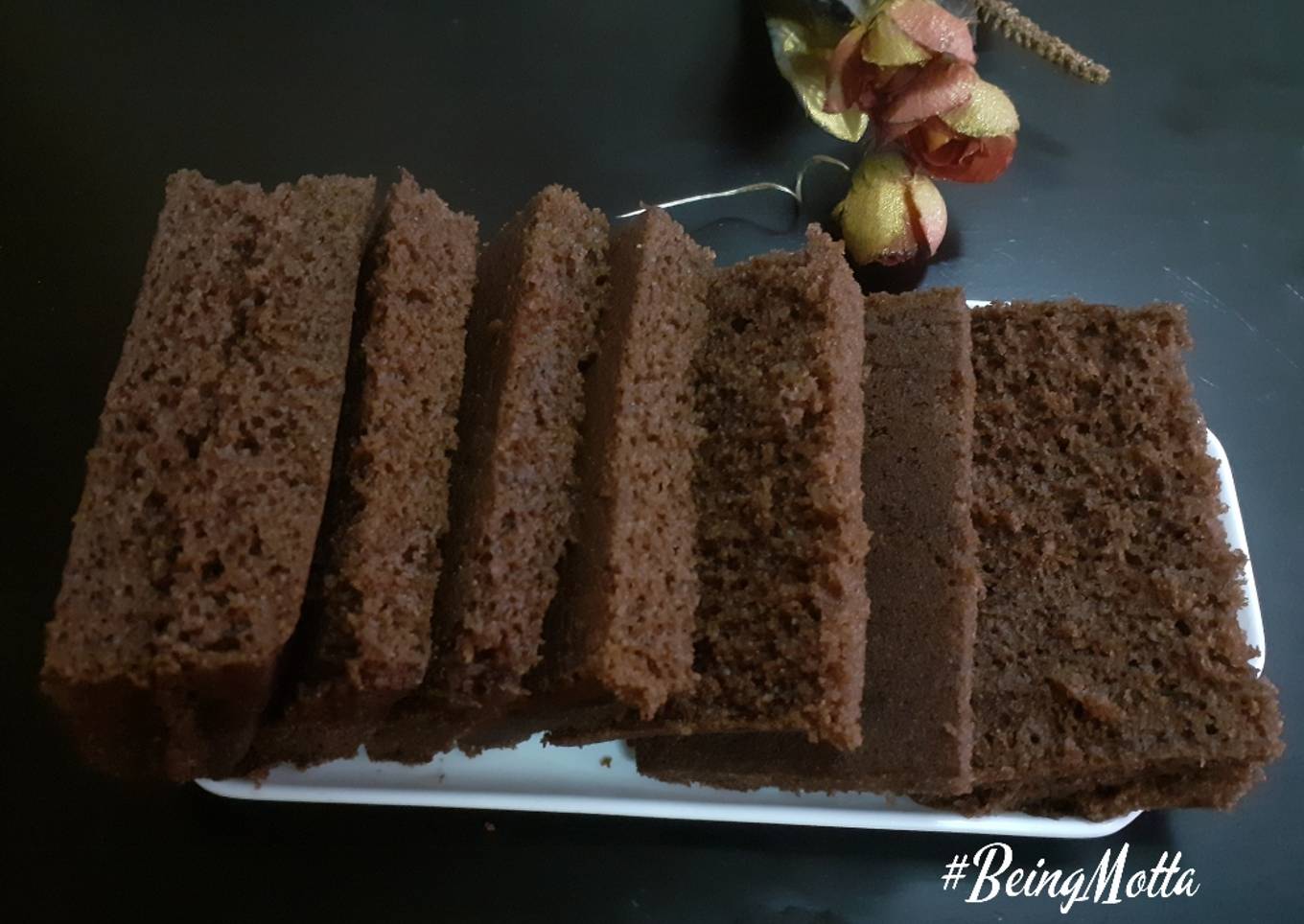 Dark Chocolate Slice Cake