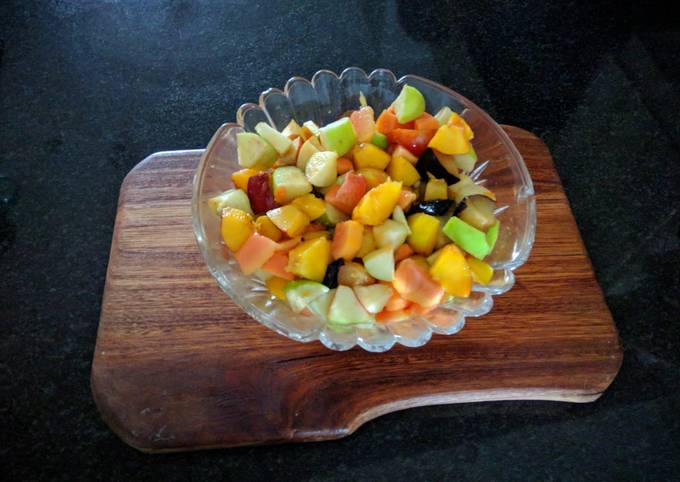 Steps to Prepare Homemade Fresh Fruit Salad