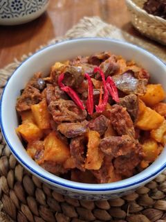 Foto resep Sambal Goreng Kentang Jantung Ayam