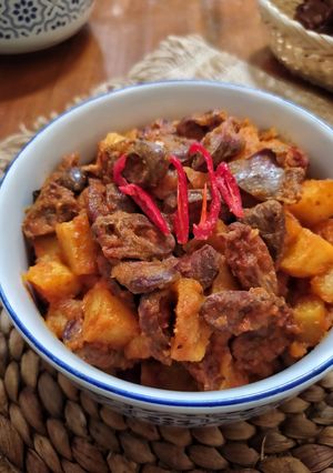 Foto resep Sambal Goreng Kentang Jantung Ayam