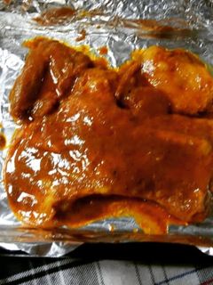 A picture of Roasted sikandari Raan.
