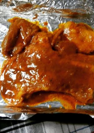 A picture of Roasted sikandari Raan.