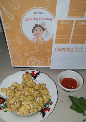 Foto resep Bunga Kol Goreng Tepung
