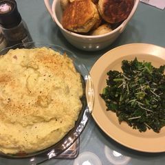 A picture of Shepard's Pie (Comfort food done light).