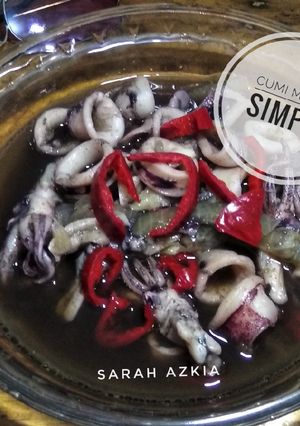 Foto resep Cumi masak simple