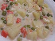 A picture of mayonnaises potatoes