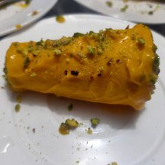 A picture of Mango ice cream.