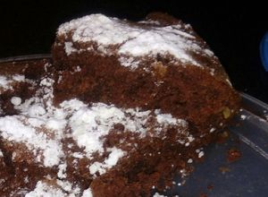 Una foto de Torta húmeda con nesquik muy fácil