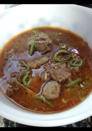 A picture of Mutton qurma.
