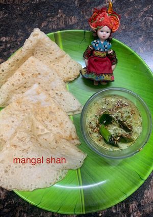 A picture of झटपट कोकणी घावन.