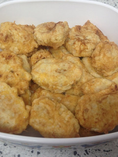 Una foto de Bolitas de sobras de pollo