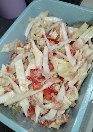 Una foto de Ensalada de repollo