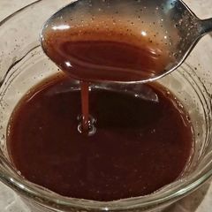 A picture of Cacao Vanilla Sugar Simple Syrup.