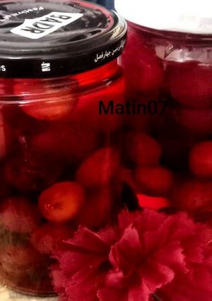 عکسی از دستور کمپوت گیلاس