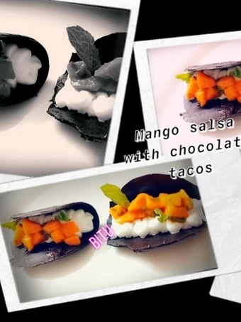 Easy Way Make Recipe Mango Salsa With Chocolate Tacos that is So Delicious, Perfect}