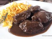 Una foto de carrilleras chocolate