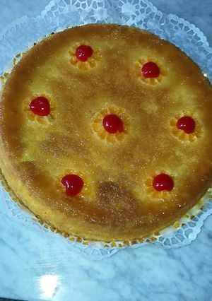 Una foto de Tarta de mandarina