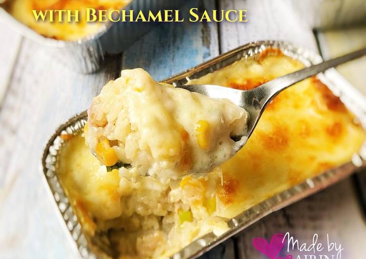 Mozarella Bechamel Bake Rice