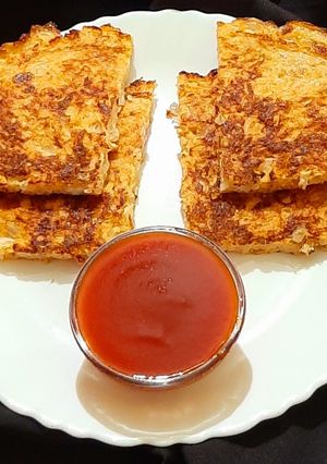ভাত ডিমের প্যান কেক (Rice egg pan cake recipe in bengali) রেসিপির প্রধান ছবি
