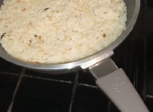 Una foto de Arroz frito sin colar