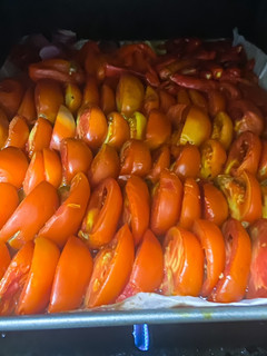 A picture of Tomatoes Mix Base for Christmas meal.