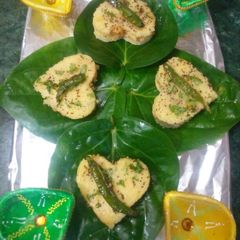 A picture of Vermicilli dhokla.