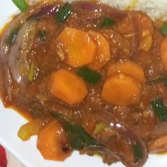A picture of Carrot sauce.