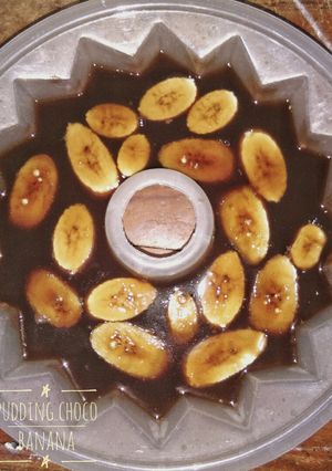 Foto resep 3. Pudding Chocolate Banana