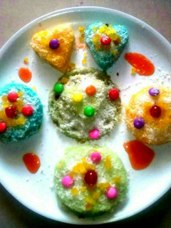 A picture of Bread cham cham methai.