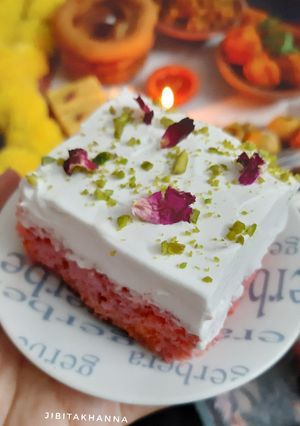 A picture of Gulab Tres Leches Cake (Gluten free).