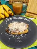 Pisang Bakar Teplon Tabur Keju