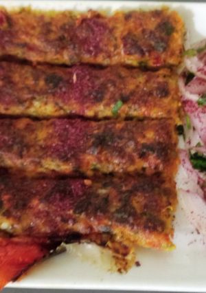 صورة لوصفة كباب 🍢 بالفرن بصدر الدجاج