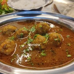 A picture of Maharashtrian Golyachi Aamti (गोळ्याची आमटी).