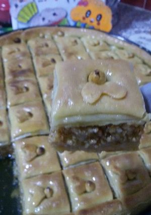 صورة لوصفة البقلاوة الجزائرية التقليدية الناجحة