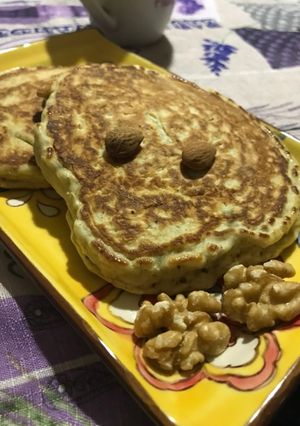Una foto de Pancakes de Banana y Avena