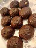 Triple Chocolate Crinkle Cookies