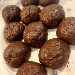 Triple Chocolate Crinkle Cookies A picture of Triple Chocolate Crinkle Cookies.