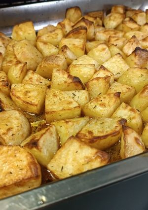 Una foto de Papas al horno